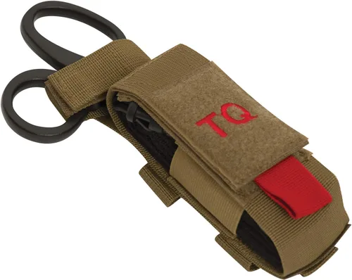 Vista 8 de Rothco MOLLE - Bolsa táctica para torniquete y cizalla, acceso rápido en emergencias