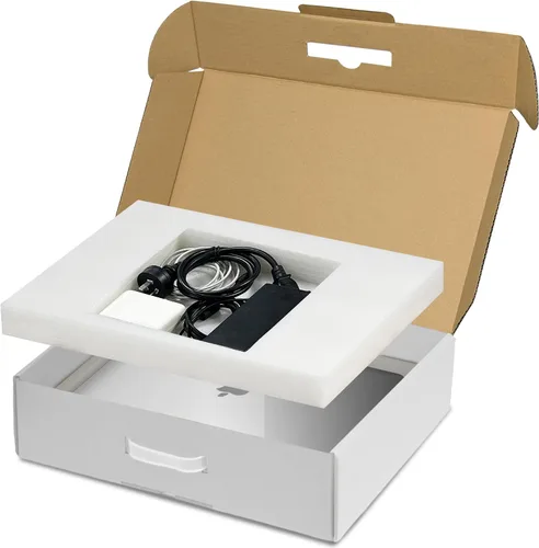 Vista 9 de ALASHI Caja de envío para laptop, espuma cortable, se adapta a 17.3 Marrón