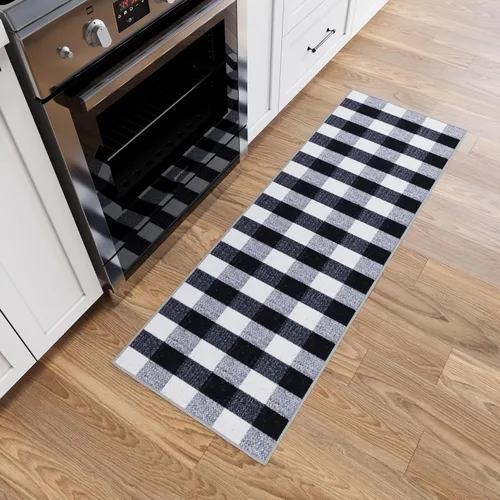 Vista 30 de Ottomanson Alfombras de 5 x 6 pies 6 pulgadas para sala de estar, alfombra de área para dormitorio, antideslizante, duradera y grande para zonas