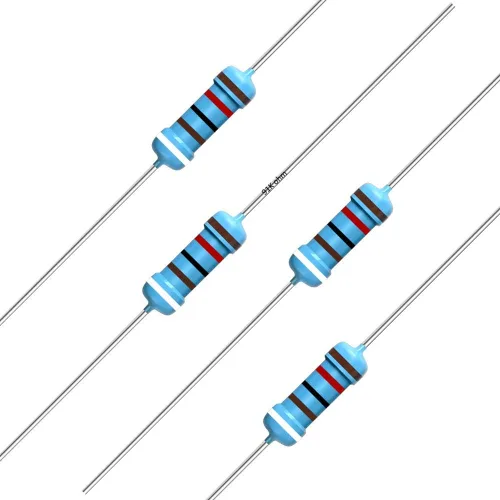 Vista 106 de California JOS - 100 resistencias de 0.24 ohm 1/2 W (0.5 vatios) ±1% tolerancia de película metálica, resistencia fija múltiple de valores