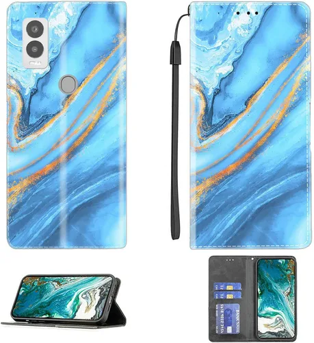 Vista 114 de Aroepurt Funda para UMIDIGI G1 Plus compatible con UMIDIGI G1 Plus Funda para teléfono Funda de piel sintética con función atril magnética CPT15