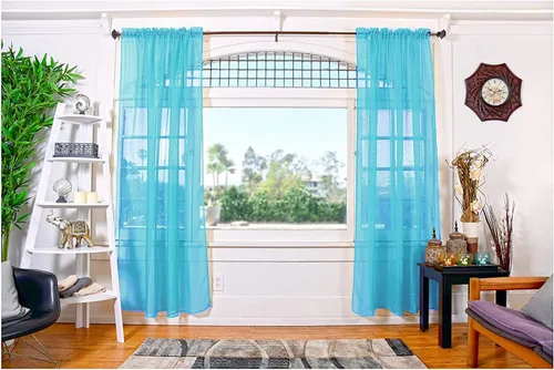Vista 82 de All American Collection - cortinas Doli transparentes, 2 unidades Blanco