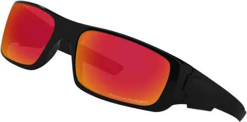 Vista 2 de 2.0mm Thick Polarized Lens Replacement for Oakley Crankshaft OO9239 Sunglasses - Fire Red Polarized Lenses Mirror Coating