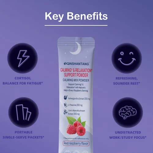 Vista 4 de Bebida Super Cortisol – Polvo de magnesio calmante, 25 porciones, L-teanina, melena de león y ashwagandha Relajación, enfoque y equilibrio