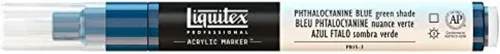 Vista 75 de Rotuladores de pintura Liquitex Professional, de punta ancha, Verde agua brillante, 8mm