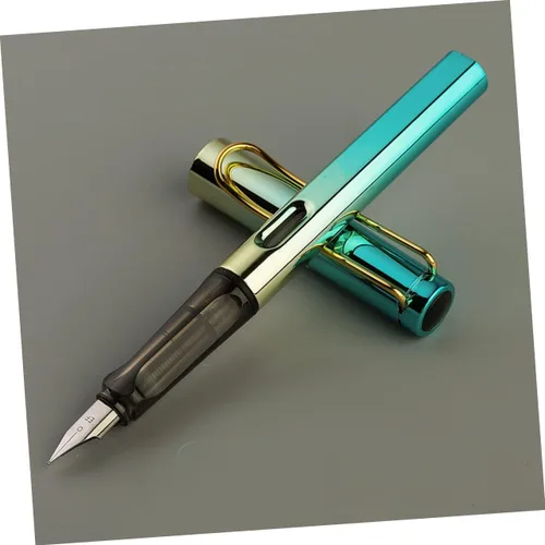 Vista 4 de Bolígrafos de colores, 15 unidades, bolígrafos de oficina para bolígrafos estilográficos desechables, bolígrafos estilográficos con tinta
