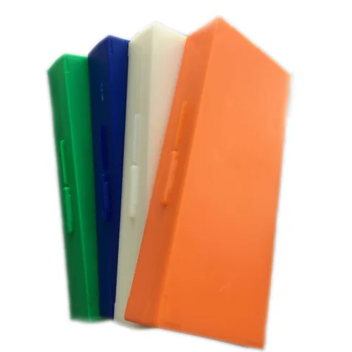 Vista 3 de Caja de microscopio deslizante de 50 lugares, azul, verde, naranja, blanco (paquete de 4)