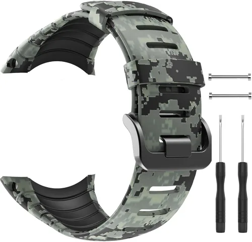 Vista 8 de Suunto Core Strap, Rubber Replacement Watch Band for Suunto Core SS014993000.