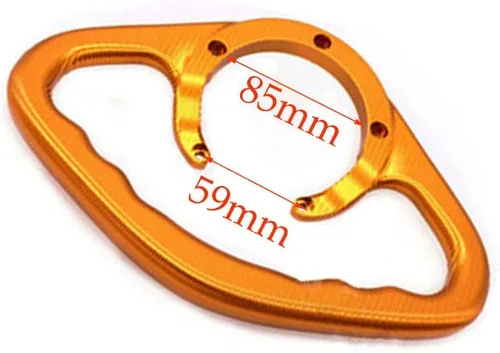 Vista 5 de Barra de agarre para tanque de pasajeros para Suzuki SV650 SV1000 GSXR600 (negro)