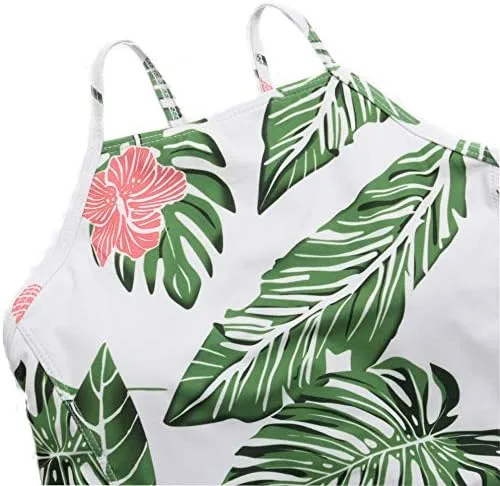 Vista 3 de Juniors Bandeau - Bikini de cuello alto con lazo en la espalda, cintura media, traje de baño