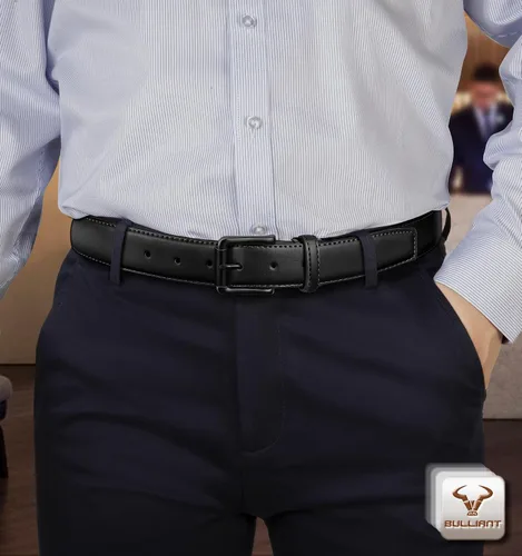 Vista 5 de BULLIANT Men Belt Multi Pack,Adjustable Leather Belt For Men Dress Casual Jeans Golf 1 38",Cut For Fit