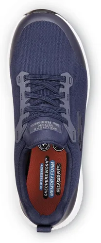Vista 5 de Skechers Work Emma, zapatos de trabajo para mujer, puntera suave, antideslizantes, EH, atléticos sin cordones