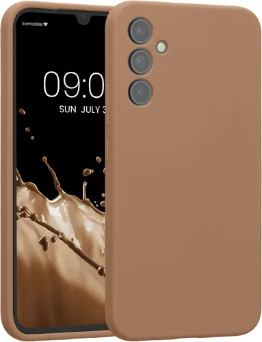 Vista 28 de kwmobile Funda compatible con Samsung Galaxy A13 4G - Funda delgada de silicona TPU - Acabado suave al tacto - Amarillo radiante