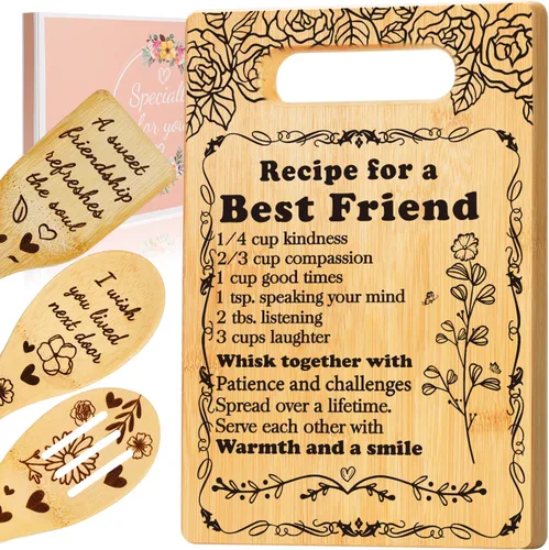 Vista 9 de Regalos para tía de sobrina sobrino, juego único de tabla de cortar, regalos de cumpleaños para tía mejor tía, ideas de regalo de Navidad, día