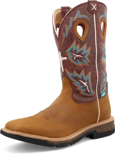 Vista 12 de Twisted X Mens 12" Pull On Soft Toe Western Work Boot