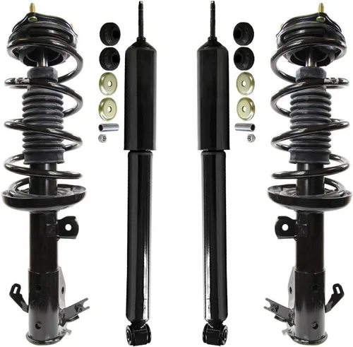 Vista 21 de Detroit Axle - Kit de amortiguadores de 4 puntales para Ford Escape 14-19, 2 puntales delanteros con resorte helicoidal 2 amortiguadores traseros