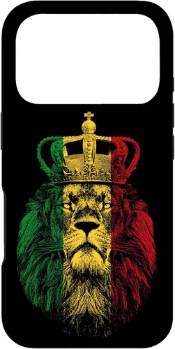 Vista 30 de Rasta Lion of Judah Rastafarian Reggae Ethiopian Lion Gift Case for iPhone 17