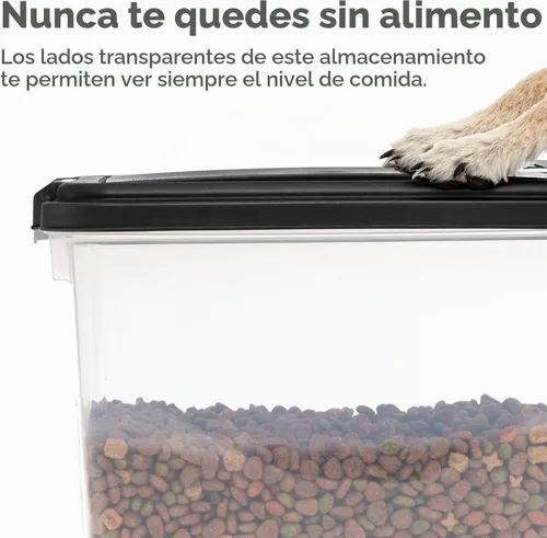 Vista 6 de IRIS USA Contenedor hermético para almacenamiento de alimentos para Negro