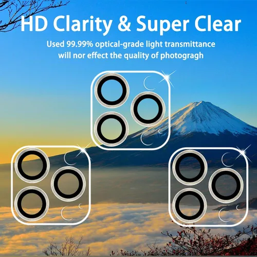 Vista 89 de Dengduoduo Paquete de 3 protectores de lente de cámara de vidrio templado para iPhone 15 de 6.1 pulgadas y para iPhone 15 Plus de 6.7 pulgadas