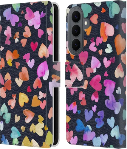 Vista 162 de Head Case Designs Officially Licensed Ninola Brushstrokes Multi Colorful Leather Wallet Case Compatible with Samsung Galaxy A07 4G
