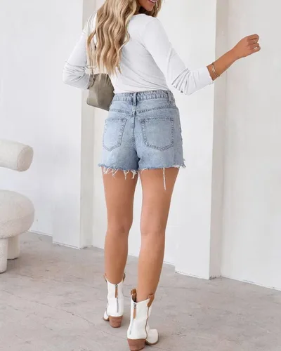 Vista 8 de VICHYIE Camisas de verano para mujer, cuello redondo, manga corta, acanaladas, ajustadas, casuales, básicas