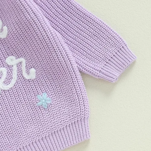 Vista 110 de VISGOGO Suéter a juego para hermanitas grandes y pequeñas, ropa de una sola pieza