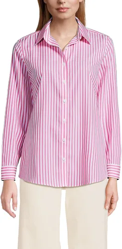 Vista 22 de Lands' End - Camisa de manga larga de cordón Pinwale para mujer