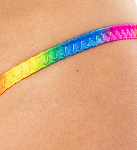 Vista 4 de Satini Tanga Bikini Bragas de satén para mujer
