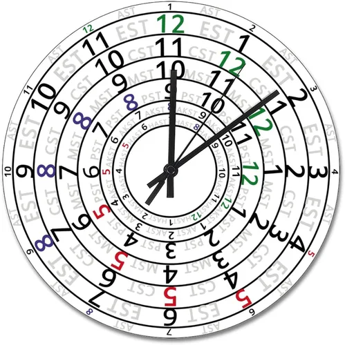 Vista 33 de Reloj de pared de guitarra acústica con aspecto de madera natural, reloj de madera rústico y elegante, 10 silenciosos, sin tictac, de cuarzo