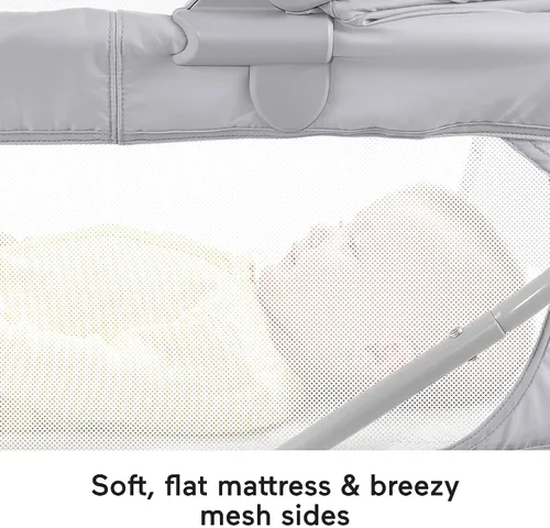 Vista 6 de Fisher-Price Baby Moisés de proyección de vista relajante con luces, sonidos y vibraciones musicales, hojas de cervatillo (exclusivo de Amazon)