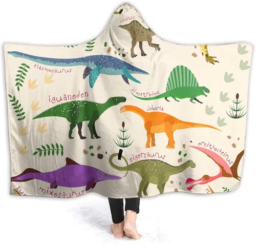 Vista 10 de ARAHANT Manta con capucha de cerdo de dibujos animados, bonita manta con capucha de animales, buen regalo para niños, tamaño pequeño de 40 x 50