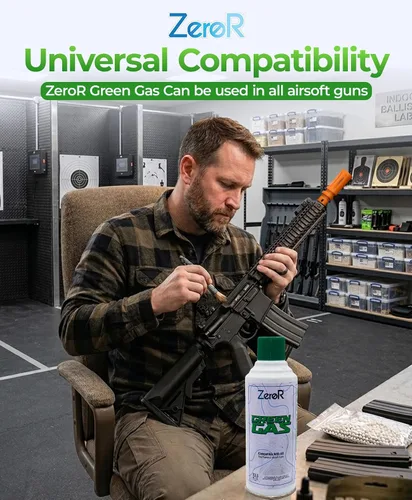 Vista 3 de ZeroR® Green Gas Fuel for Airsoft Pistols 13.5 fl oz Each (11.8 oz by Total Weight)