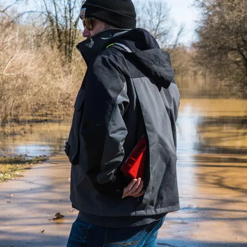 Vista 5 de 8 Fans Chamarras de pesca impermeables transpirables para hombres y mujeres