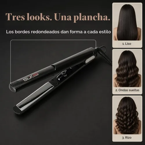 Vista 5 de IZUTECH SLK450 - Plancha plana digital de titanio, apta para viajes, 1.50