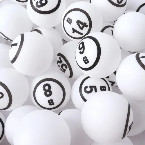 Vista 10 de GSE 1.57" Bolas de bingo multicolor, bolas de bingo numeradas dobles