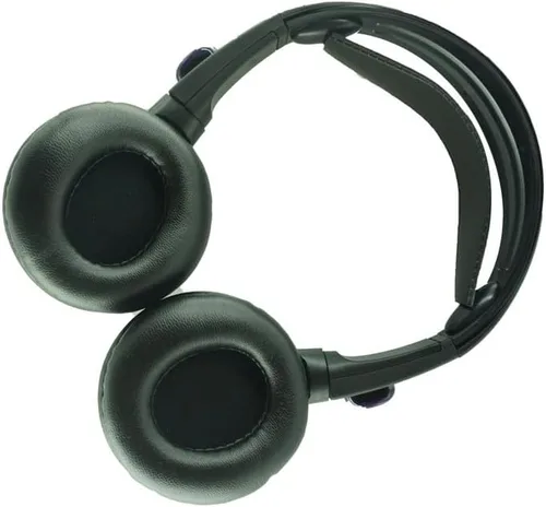 Vista 3 de Auriculares IR Wireles de 2 canales para Toyota Sienna XLE/Land Cruiser Prado/Land Cruiser Prado Asiento Trasero Reposacabezas DVD Sistema