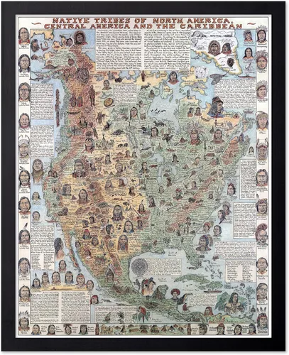 Vista 66 de Poster Master Póster retro de viaje con mapa monumental vintage de Florencia, arte italiano, gran regalo para hombres, mujeres, amantes