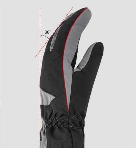 Vista 5 de IPENNY Guantes de esquí de invierno para mujer y hombre, guantes cálidos para pantalla táctil, guantes de clima frío, impermeables, resistentes al