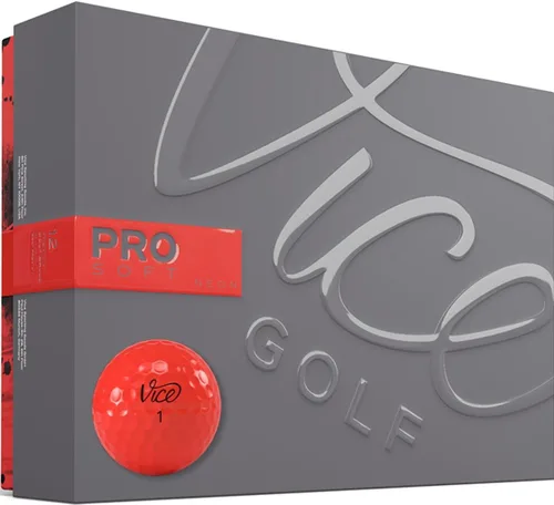 Vista 6 de Vice Golf Pro Soft Golf Balls Verde limón neón