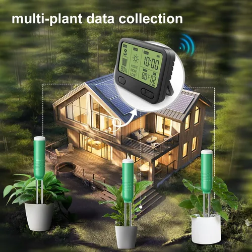 Vista 4 de Plantas medidor de humedad del suelo, plantas medidor de humedad del suelo de jardín, plantas para jardinería, césped, plantas en maceta indicador