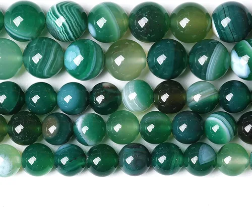 Vista 95 de 60 cuentas sueltas de piedra natural de turquesa africana de 0.236 pulgadas (6 mm) para hacer joyas, pulseras de bricolaje