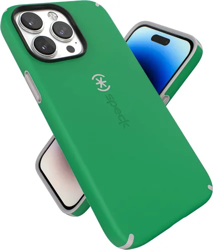 Vista 10 de Speck Funda para iPhone 14 Pro Max de 6.7 pulgadas, funda delgada con protección contra caídas, resistente a los arañazos con tacto suave, funda