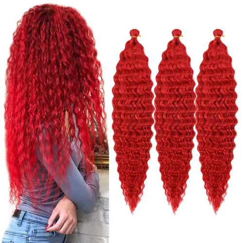 Vista 62 de 3 trenzas de ganchillo Passion Twist, cabello sintético preseparado para trenzar de 14 pulgadas, 3 paquetes de cabello trenzado pretrenzado