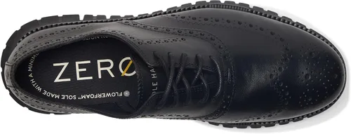 Vista 2 de Cole Haan Zerogrand Remastered Wing Tip Oxford para hombre Negro