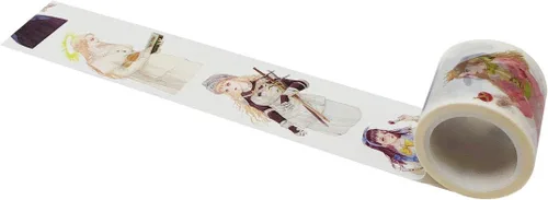 Vista 20 de Wrapables Diseños Decorativos Washi Cinta de Enmascarar, 0.787 in x 16.4 ft, Trenes de Navidad
