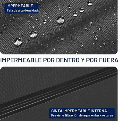 Vista 4 de Cubierta de plancha para plancha Blackstone de 22 pulgadas con capucha y Cubierta de plancha impermeable resistente a la decoloración y antiviento