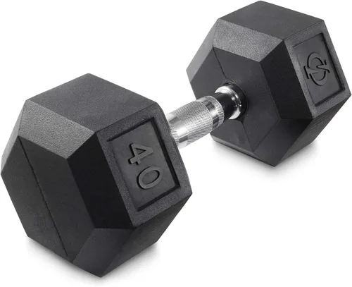 Vista 7 de Philosophy Gym Pesas de mano con mancuernas hexagonales recubiertas de goma