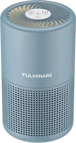 Vista 10 de Purificadores de aire para recámara, FULMINARE Filtro de aire HEPA H13 verdadero, limpiador de aire silencioso con luz nocturna, purificador de aire