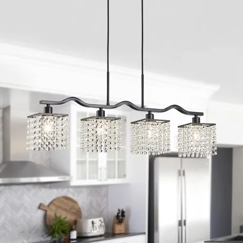 Vista 11 de WUZUPS Lámpara de Baño de 3 Luces sobre Espejo, Apliques de Pared de Tocador Modernos, Luz de Gota de Cristal Transparente para Dormitorio, Sala