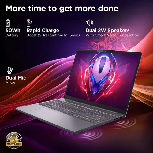 Vista 4 de Lenovo 16" Bussiness Laptop, Intel i7-13620H, 16GB DDR5 RAM, 1TB SSD